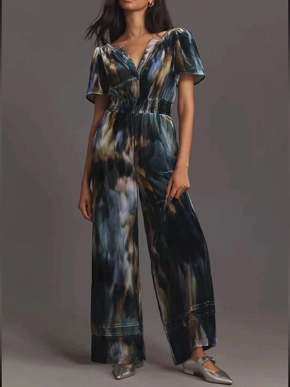 Anthropologie Velvet Somerset Jumpsuit Size Medium NWT